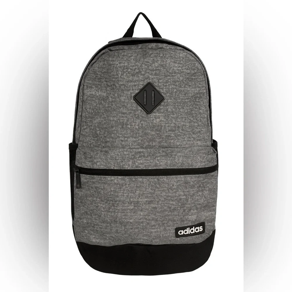Adidas Travel Backpack – Fits 16” Laptop, Black Casual Bookbag